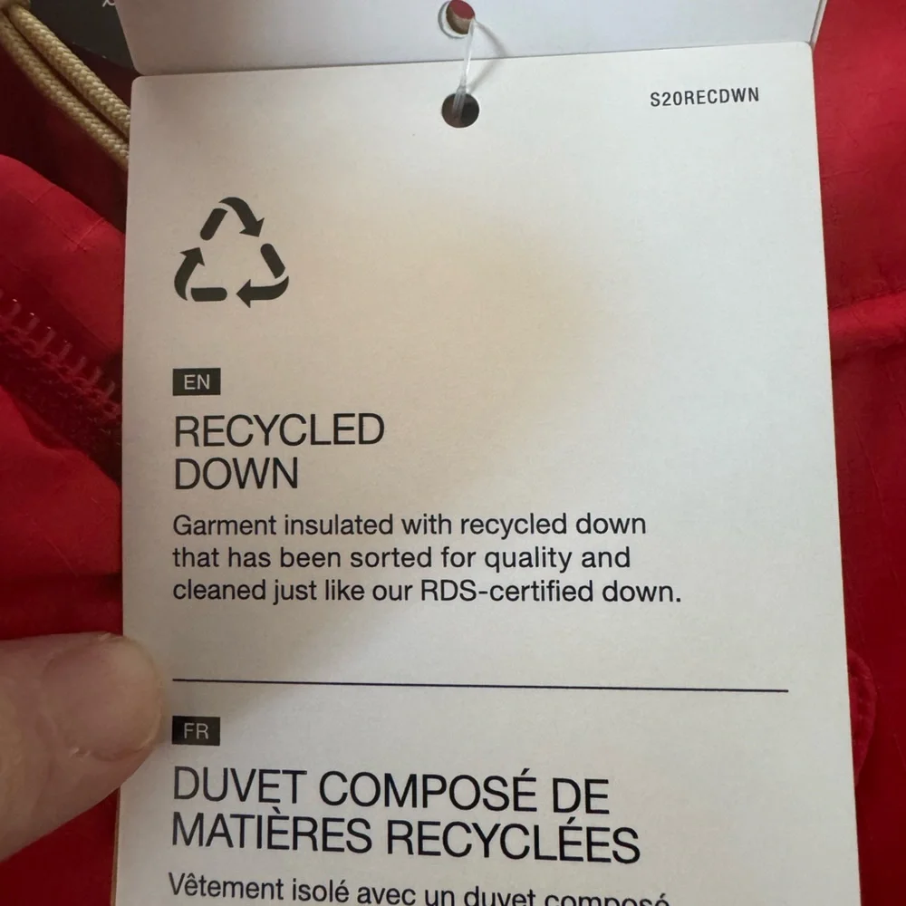 The North Face new tags